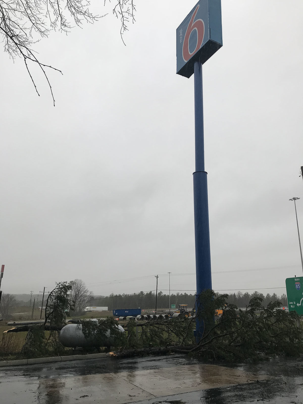 Tornado damage